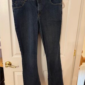 Bandolino Blue Flare Wide Leg Jeans